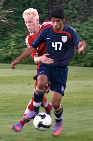 boys ytouth club soccer player