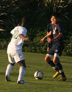 boys youth club soccer players