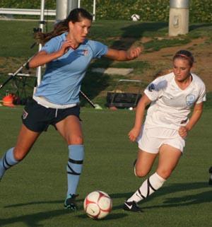 elite girls youth club soccer player