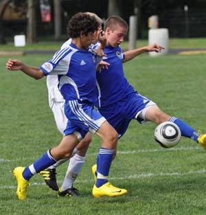 elite boys youth club soccer players