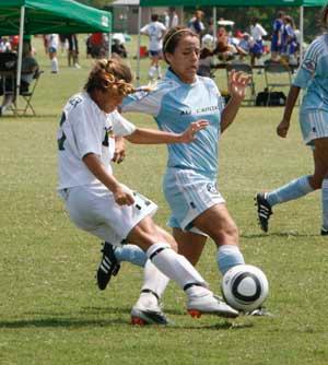 elite girls youth club soccer players