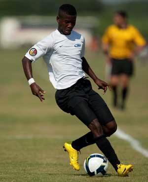 elite boys youth club soccer players in a boys youth club soccer tournament