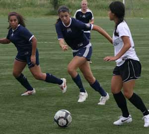 elite girls youth club soccer players