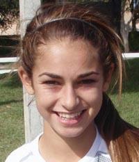 Girls club soccer player Reilly Parker.