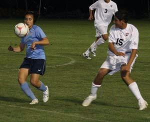 Elite girls club soccer player Mariana Galvan.