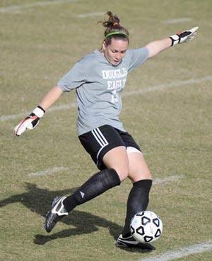 Girls club soccer player Kelsey Wys.