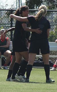 U20s celebrate Stengel's goal