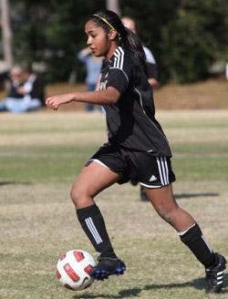 girls club soccer player Rubina Veerakone