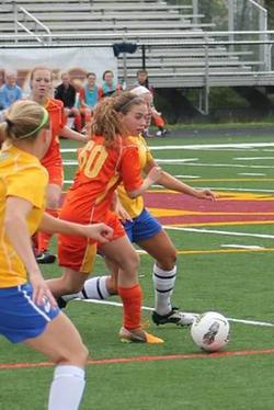 girls club soccer player Sydney Dudley