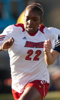 womens college soccer player Christine Exeter Louisville