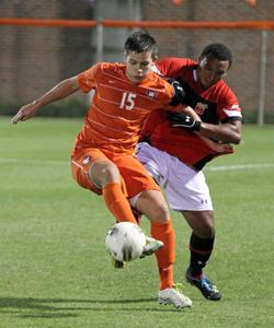 clemson men's college soccer player brynjar benekictsson