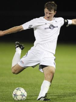 college soccer player Holy Cross Pat McCann