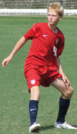 u14 BNT soccer player Vincent Borden