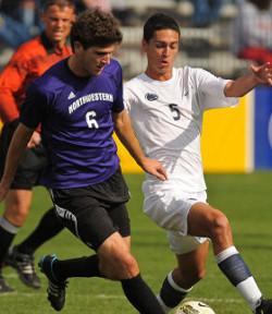 college soccer players northwestern vs penn state