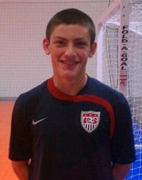 boys club soccer player Lucas Stauffer 