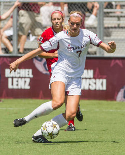 college soccer player annie kunz texas a&m