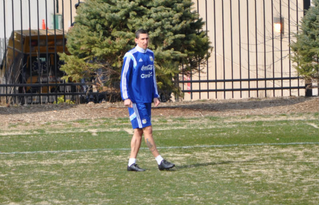 Argentina training at Shaw Field