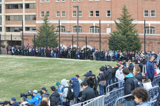 Argentina training at Shaw Field