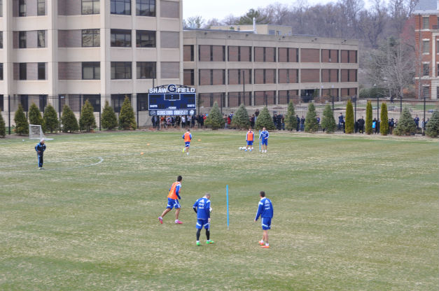 Argentina training at Shaw Field