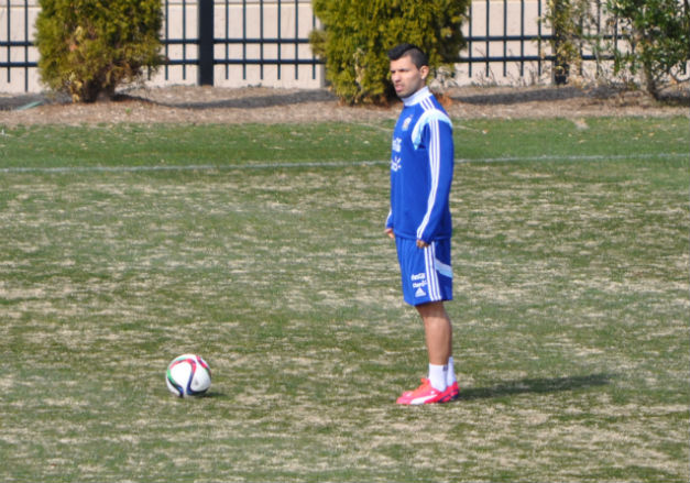 Argentina training at Shaw Field